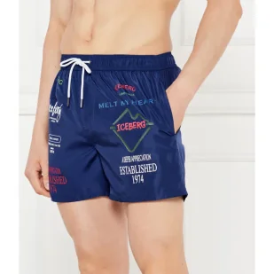 Iceberg Szorty kąpielowe Regular Fit - Kąpielówki męskie - miniaturka - grafika 1