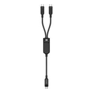 Kable USB - 2w1 Kabel przewód podwójny USB-C - 2x USB-C 100W 480Mb/s - czarny ACEFAST - miniaturka - grafika 1