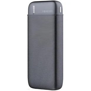 Forever Power bank 10000 mAh TB-100M czarny - Powerbanki - miniaturka - grafika 1