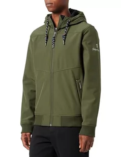 Taloon Męska kurtka softshell 61134579, ciemnooliwkowa, XXL, ciemnooliwkowy, XXL - Kurtki męskie - miniaturka - grafika 1