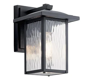 Elstead Lighting Kichler KL-CAPPANNA-S-BKT -zewnętrzny naścien. lampa CAPPANNA 1xE27/60W/230V IP44 - Lampy ogrodowe - miniaturka - grafika 1