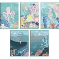 Zeszyty szkolne - Top-2000 Zeszyt A5/16K linia Ocean (20szt) TOP2000 - miniaturka - grafika 1