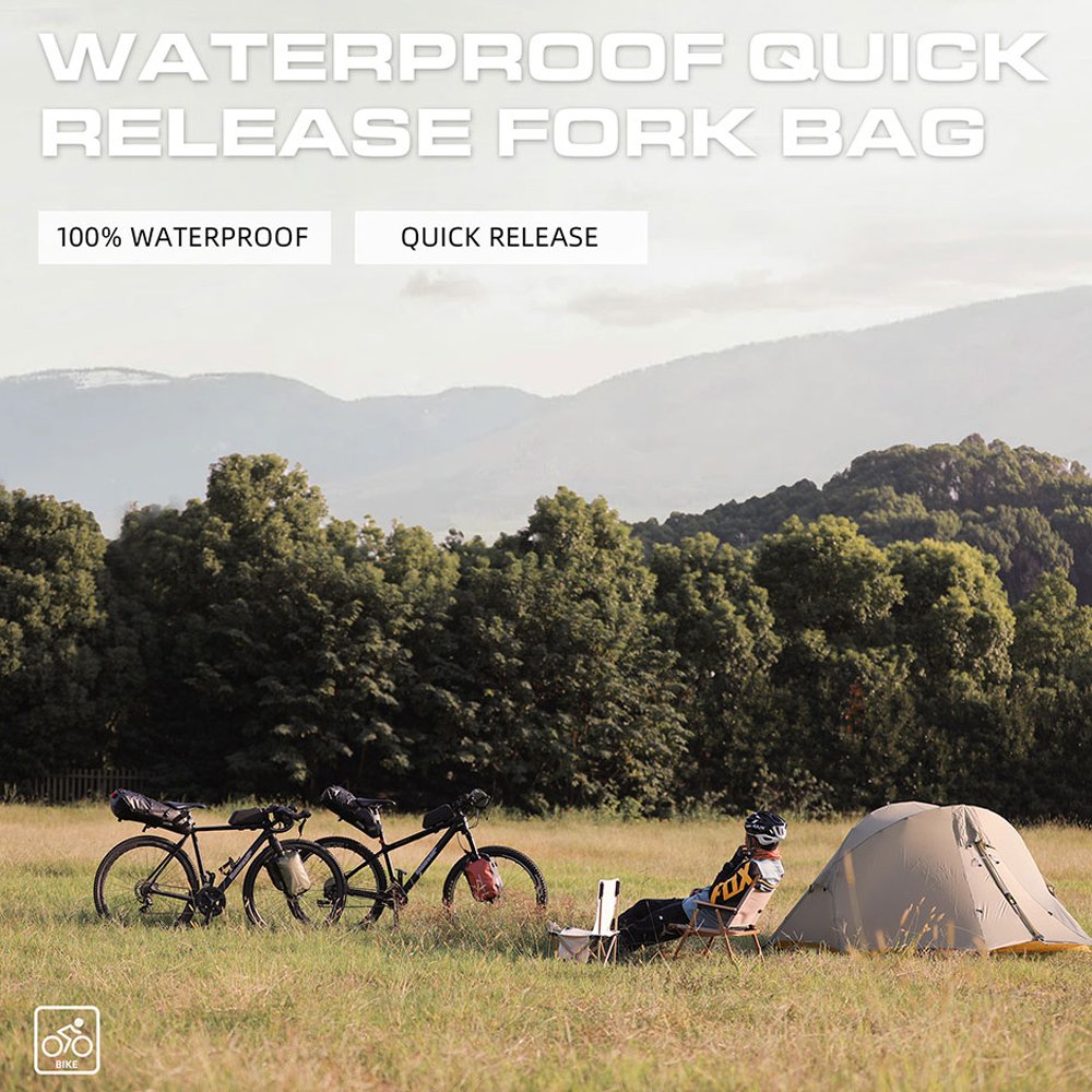 4L Torba rowerowa na przedni widelec z szybkozamykaczem Wodoodporna torba rowerowa Torba rowerowa na przedni widelec Akcesoria rowerowe
