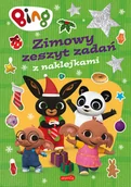 Książki edukacyjne - Bing. Zimowy zeszyt zadań z naklejkami - miniaturka - grafika 1