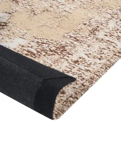 Dywan bawełniany 80 x 300 cm beżowo-brązowy ALMUS - Dywany - miniaturka - grafika 5