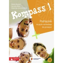 Kompass 1. Podręcznik. Gimnazjum + CD - Podręczniki dla gimnazjum - miniaturka - grafika 1