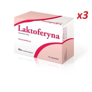 PHARMABEST LAKTOFERYNA 15 saszetek - Witaminy i minerały dla sportowców - miniaturka - grafika 7