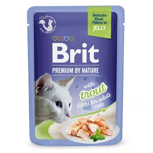BRIT Premium by nature Trout fillets - mokra karma dla kota - 85g - Mokra karma dla kotów - miniaturka - grafika 1