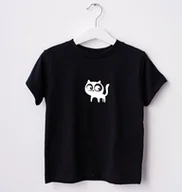 Koszulki dla dziewczynek - koszulka dla kociary z kotem - miniaturka - grafika 1