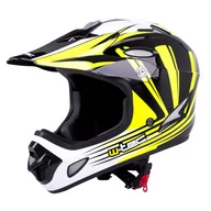 Kaski narciarskie - W-TEC W-TEC Kask downhill FS-605 żółto-czarny rozmiar 57-58 - miniaturka - grafika 1