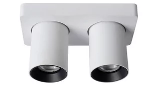 Lucide NIGEL Biały LED 2x5W DIM ściemnialny CRI95 2xGU10 Spot 09929/10/31 - Lampy sufitowe - miniaturka - grafika 1