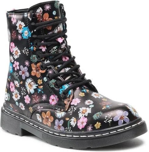 Buty damskie Dockers by Gerli 45TS201 czarne w kwiaty EU 38 nowe