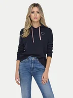 Bluzy damskie - ONLY Bluza Noli 15312874 Granatowy Regular Fit - miniaturka - grafika 1