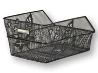 Koszyki rowerowe - Basil Kosz na tylny bagażnik CENTO FLOWER S Mounting set for CENTO basket, stalowy czarny A-BAS-11178 - miniaturka - grafika 1