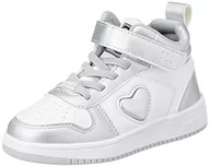 Buty dla dziewczynek - Conguitos srebrne, trampki dziecięce, Srebro metaliczne, 24 EU - miniaturka - grafika 1