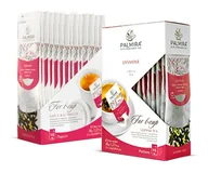 Herbata - Palmira Jasmine – luksusowa zielona herbata liściasta w saszetkach z kwiatami jaśminu - miniaturka - grafika 1