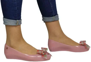 Baleriny Stylowe Melissa 33477-51385 Beige-Rose Beż_TN - MELISSA - Baleriny - miniaturka - grafika 1