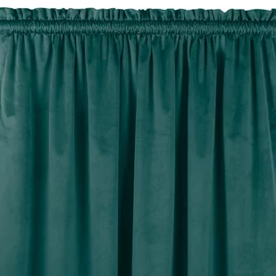 Zasłona VILA kolor morski styl klasyczny tunel 5 cm z grzywką 3 cm velvet 530x225 homede - CURT/HOM/VILA/VELVET/TUNNEL/F/30/MARI - Zasłony - miniaturka - grafika 1
