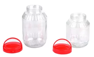 BASIC KITCHEN Słój 2,0L z uchwytem 14xh21,5cm - Pojemniki kuchenne - miniaturka - grafika 3