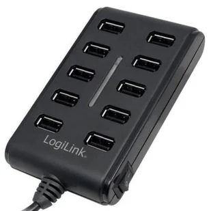 LogiLink 10 HUB USB2.0 z włącznikiem ON/OFF [UA0125 - Huby USB - miniaturka - grafika 1