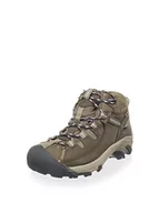 Buty trekkingowe damskie - KEEN Damskie buty trekkingowe Targhee II Mid Wp, Czarny Slate Black Flint Stone, 38.5 EU - miniaturka - grafika 1