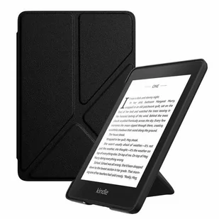 Kindle Alogy Pokrowiec Alogy Etui Alogy Origami do Paperwhite 4 Czarne uniwersalny 37140-uniw - Etui do tabletów - miniaturka - grafika 1