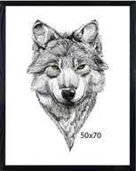 Ramki na zdjęcia - Drewniana ramka na plakat, czarna, 50x70 cm - miniaturka - grafika 1