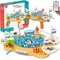 Zabawki interaktywne dla dzieci - GRA ZRĘCZNOŚCIOWA DLA DZIECI ŁOWIENIE RYBEK 4w1 INTERAKTYWNY STOLIK PIRAT PREZENT DLA WNUKA WNUCZKI + EBOOK-2 - miniaturka - grafika 1