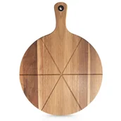 Deski do krojenia - Deska do pizzy drewniana do krojenia serwowania 43,5x32 cm - miniaturka - grafika 1