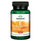 Witaminy i minerały - SWANSON Witamina E 400 IU mieszanka tokoferoli Vitamin E mixed tocopherols 100 kapsułek - miniaturka - grafika 1