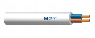 Przewód YDY 2X2,5 450/750V biały, NKT Cables - Przewody elektryczne - miniaturka - grafika 1