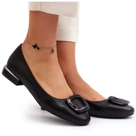 Baleriny - Baleriny Z Klamrą Sergio Leone BL203 Czarne - miniaturka - grafika 1