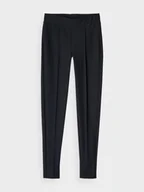 Spodnie sportowe damskie - Damskie legginsy basic 4F 4FRAW24TTIGF225 - czarne - miniaturka - grafika 1