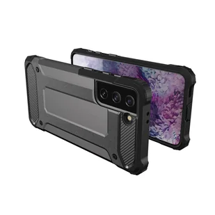 Hybrid Armor etui do Samsung Galaxy S23 Ultra pancerny hybrydowy pokrowiec czarne - Etui i futerały do telefonów - miniaturka - grafika 3