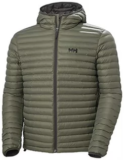 Kurtki męskie - Helly Hansen Helly-Hansen Sirdal męska kurtka izolacyjna z kapturem Lav Green L 62989 - grafika 1