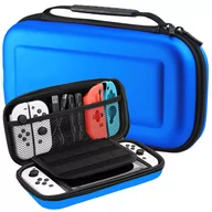 Akcesoria do Nintendo - Etui case wzmocniony do Nintendo Switch OLED | niebieski - miniaturka - grafika 1