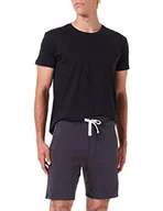 Spodenki damskie - TOM TAILOR Denim Męskie Szorty bermudy dresowe 1031375, 29476 - Coal Grey, XL - miniaturka - grafika 1