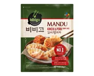 Szybkie dania obiadowe - CJ Bibigo Pierożki mandu z wieprzowiną i kimchi 525g - miniaturka - grafika 1