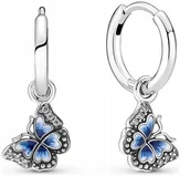 Biżuteria dla dzieci - KOLCZYKI WISZĄCE SREBRNE DLA DZIEWCZYNKI GRAWER - miniaturka - grafika 1