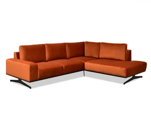 NOWOCZESNY NAROŻNIK NOBLI POMARAŃCZOWY-PODSTAWA CZARNY - Narożniki NOWOCZESNY NAROŻNIK NOBLI POMARAŃCZOWY-PODSTAWA CZARNY - Narożniki - miniaturka - grafika 1