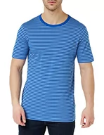 Koszulki męskie - G-STAR RAW Męski t-shirt w paski Slim, Wielokolorowy (Lake/Lapis Blue Stripe C339-d953), M - miniaturka - grafika 1