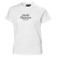 Koszulki i topy damskie - Damska Koszulka z krótkim rękawem HELLY HANSEN W CORE GRAPHIC T-SHIRT 54080_001 – Biały - miniaturka - grafika 1