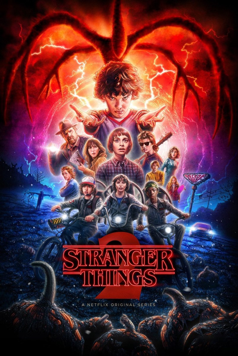 PODKŁADKA POD MYSZ Nadruk 22x18 cm Oryginalny Stranger Things 2 Prezent