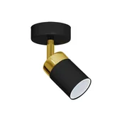 Lampy ścienne - Milagro Kinkiet JOKER BLACK/GOLD 1xGU10 MLP6123 - miniaturka - grafika 1