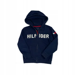 Rozpinana bluza dla chłopca kaptur TOMMY HILFIGER - Moda i Uroda OUTLET - miniaturka - grafika 1