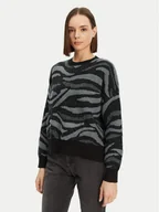 Swetry damskie - Desigual Sweter Winnipeg 24WWJF20 Czarny Regular Fit - miniaturka - grafika 1