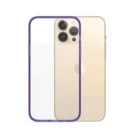 Etui i futerały do telefonów - PanzerGlass Obudowa dla telefonów komórkowych ClearCaseColor na Apple iPhone 13 Pro Max 0342) Purpurowy/przezroczysty - miniaturka - grafika 1