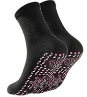 Skarpetki męskie - Grzejące Skarpety Magnetyczne Uniwersalne Czarne - miniaturka - grafika 1