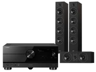 Kino domowe - Yamaha RX-A6A (czarny) + Diva 6 + 7 (czarny) - miniaturka - grafika 1
