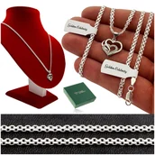 Biżuteria dla dzieci - KOMPLET BIŻUTERII PR. 925 PREZENT DLA DZIEWCZYNKI NA CHRZEST ROCZEK KOMUNIĘ - miniaturka - grafika 1